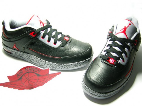 Air Jordan Classic 87 LE Black-Red-Cement