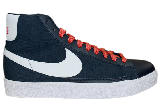 Nike Blazer High - Dark Obsidian - White - Sunburst