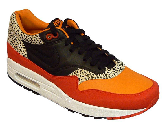 Nike Air Max 1 Premium Safari   Black   Orange   Red   July 09
