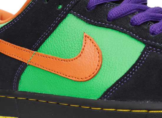 Nike Dunk Low SB Premium   Green Spark   Hoop Orange