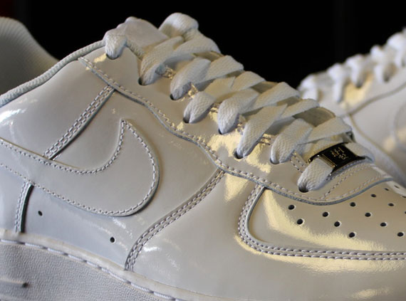 nike shox le masculin sur ebay - Nike Air Force 1 Low - \u0026quot;White on White\u0026quot; Patent Leather ...