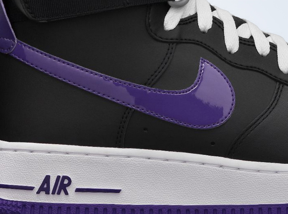 black purple air forces