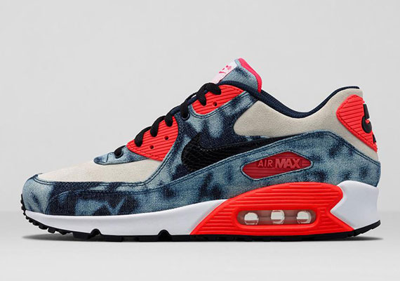 Nike Air Max 90 "Infrared Washed Denim" - Release Info - SneakerNews.com