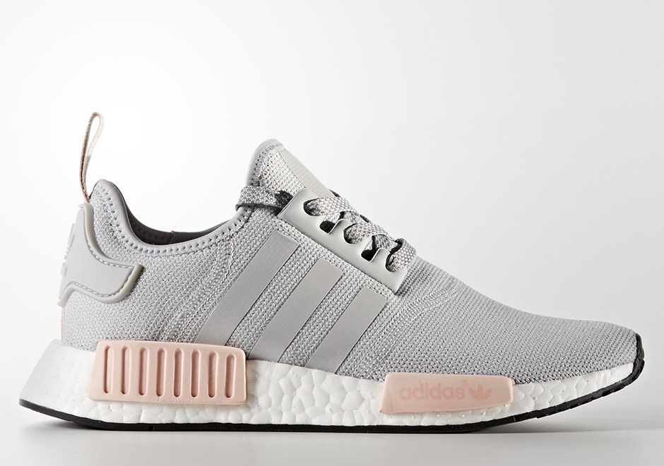 adidas nmd womens grey pink by3058 1