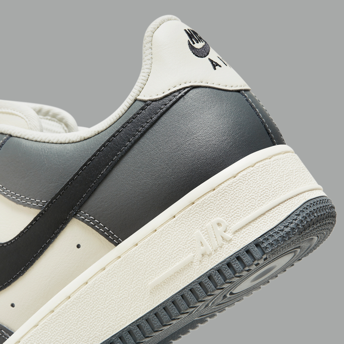 Nike Air Force 1 Low Sail Grey Black FD9063-100 Release Date
