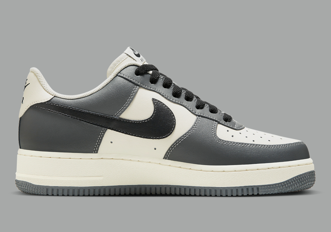 Nike Air Force 1 Low Sail Grey Black FD9063-100 Release Date