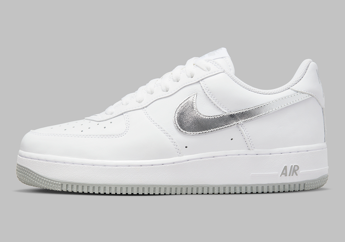 Nike Air Force 1 Low Silver and Gold, Drops