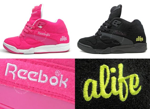 Alife x Reebok Court Victory - Ball Out - Black & Pink