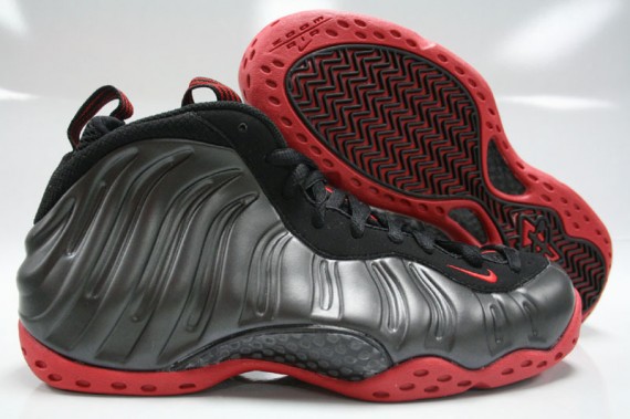 Air Foamposite (1) One - Black/Varsity Red