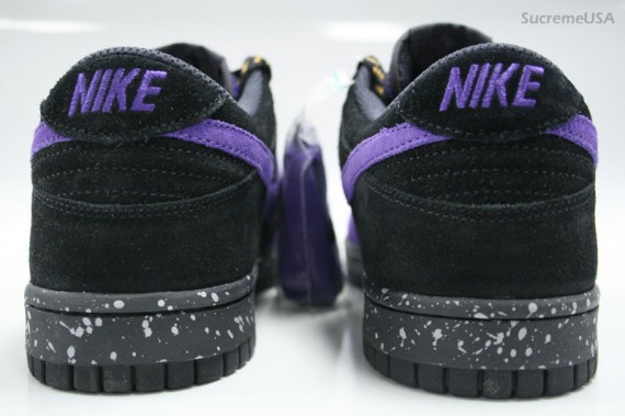 Nike Dunk Low CL - Black/Varsity Purple Suede