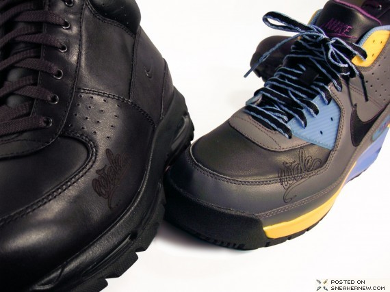 No complicado Planta ballena azul Feature: Wale - "Nike Boots" - Goadome & Air Max 90 Boot - SneakerNews.com