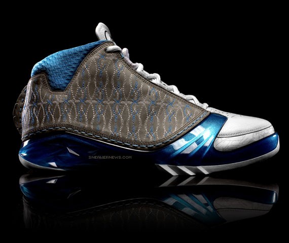 Air Jordan XX3 - White Titanium-University Blue - 01-25-2008