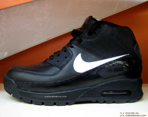 federatie natuurkundige Mompelen Nike Air Max 90 Boot - Black-White - Now Available - SneakerNews.com