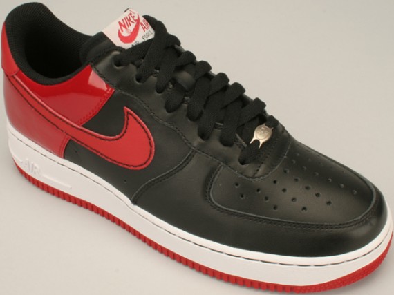 Nike Air Force 1 – Black/Red Patent Leather