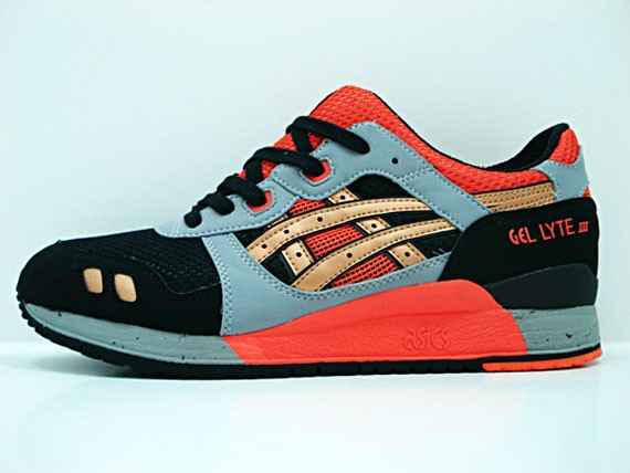 Asics Gel Lyte III - Black - Orange - SneakerNews.com