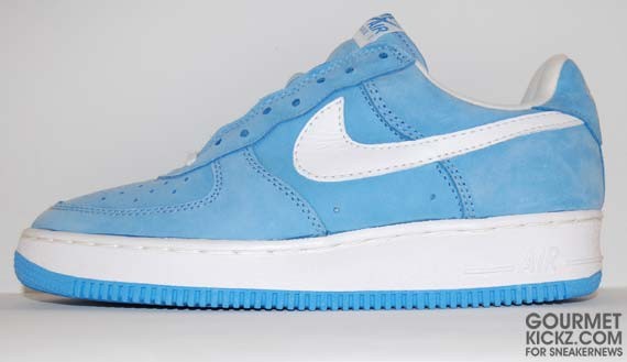 light blue suede nike air force 1