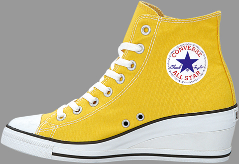 Converse All Star Wedge Hi Yellow
