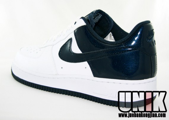 Nike Air Force 1 - White/Obsidian - Now Available - SneakerNews.com