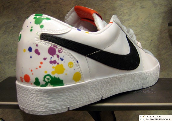 blazer low paint splatter