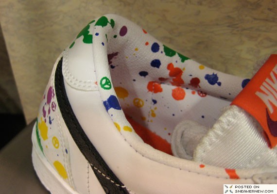 blazer low paint splatter