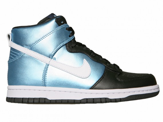 Nike Dunk Hi Premium - Metallic Blue - Now Available - SneakerNews.com