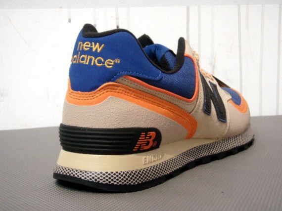 New Balance - 574 Reflective Navy Orange - Beige - SneakerNews.com