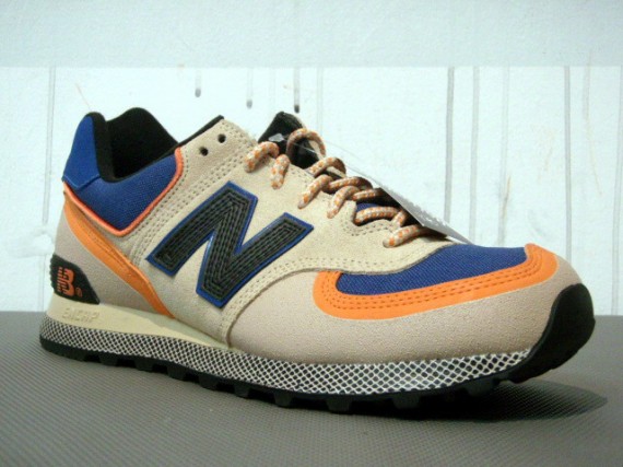 New Balance - 574 Reflective - Navy - Orange - Beige - SneakerNews.com