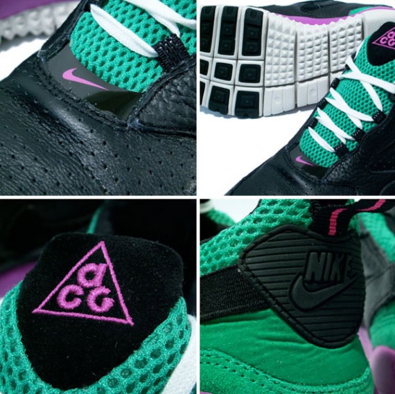 Nike Wildwood 90 Free Trail ACG - Black-Green-Purple