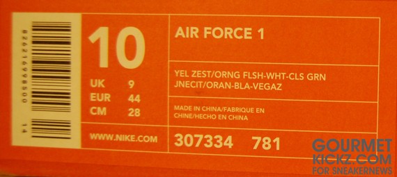 Nike Air Force 1 - Zest Notting Hill Carnival 2003