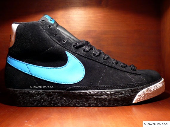 Nike Blazer High - Black/Vivid Blue - Now Available