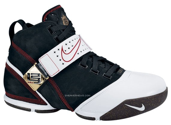 Nike Zoom LeBron V - White - Black - Crimson