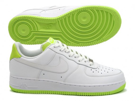 Nike Air Force 1 Low –  White – Volt