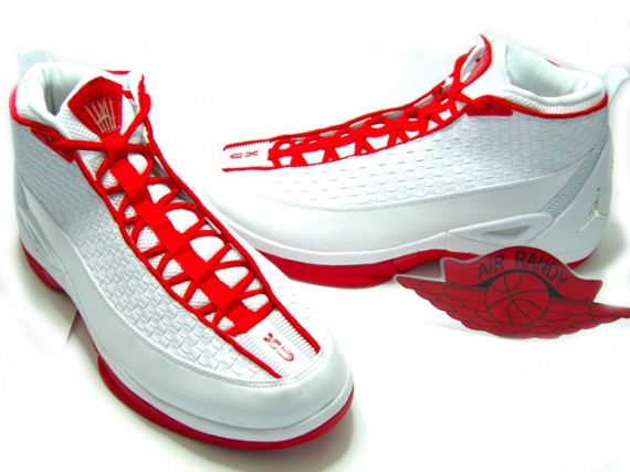 jordan 15 red and white
