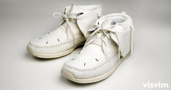 Visvim FBT Lhamo-Folk white 2008 - 靴
