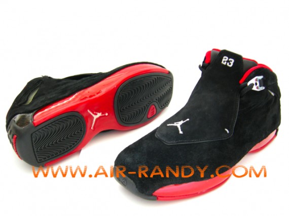 Air Jordan Xviii Black Red 2