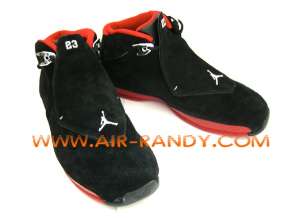 Air Jordan Xviii Black Red 3