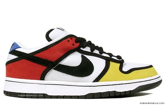 fama documental Mercado Nike SB Dunk Low Pro - Piet Mondrian - SneakerNews.com