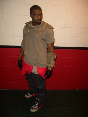 SPOTTED: Kanye West dons Levi's, Yeezy & Red Wings Jersey in