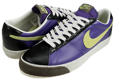Nike Blazer Low - Purple/Lime/Black/Light Brown