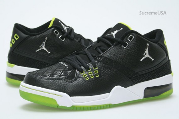 Air Jordan Flight 23 – Black – Bright Cactus