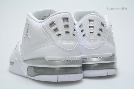 Air Jordan Flight 23 White Metallic Silver SneakerNews