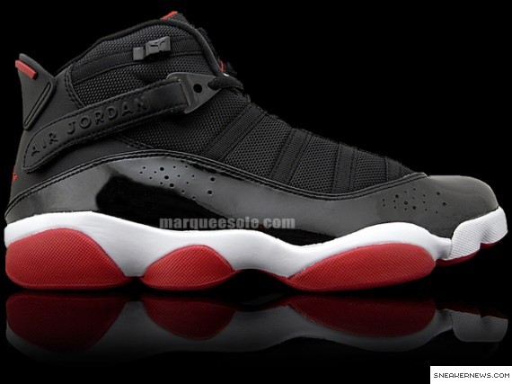 Air Jordan Six Rings - Black - Varsity Red - White