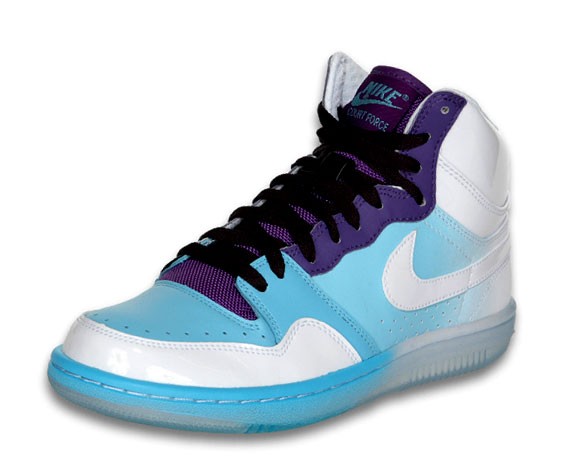 Nike Court Force Hi - White - Chill - Purple