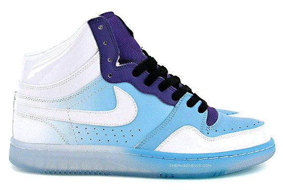 Nike Court Force High - White - Blue Chill - Purple