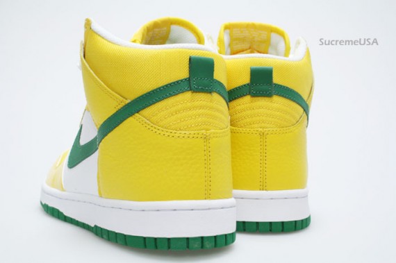 Nike Dunk High - Yellow - Green