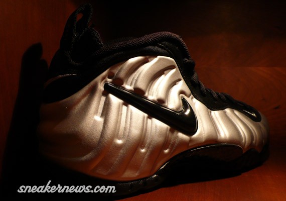 Nike Foamposite Pro - Silver - Black