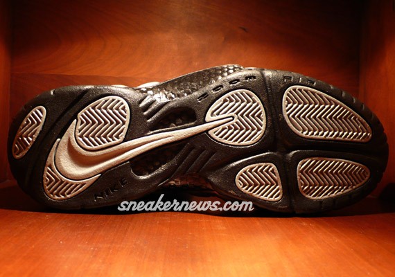 Nike Foamposite Pro - Silver - Black