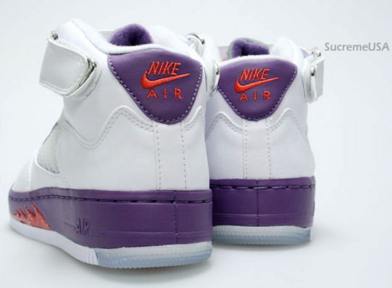 Air jordan Steel Force V (5) GS - White - Sunburst - Grey Violet