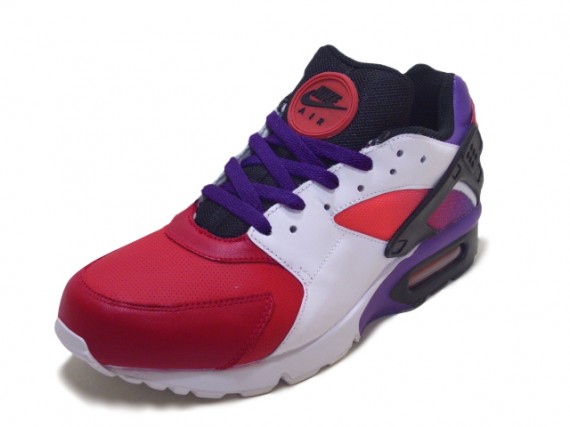 Nike B Huarache – Carmine/White/Varsity Purple