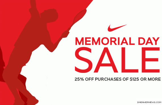 Nikestore Memorial Day Sale - 25% off 